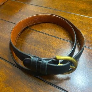 SALE! GUC! COACH Vintage Black Leather Belt, size large.